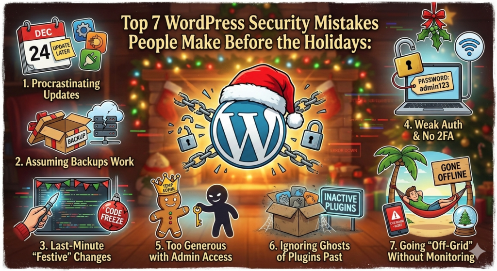 WordPress Security Mistakes Before the Holidays