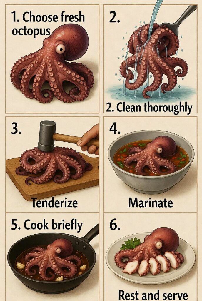 How to Cook Octopus Perfectly (No Rubber)