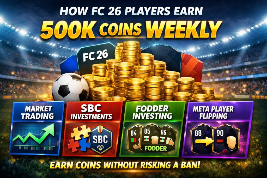 How FC 26 Players Earn 500K Coins Weekly