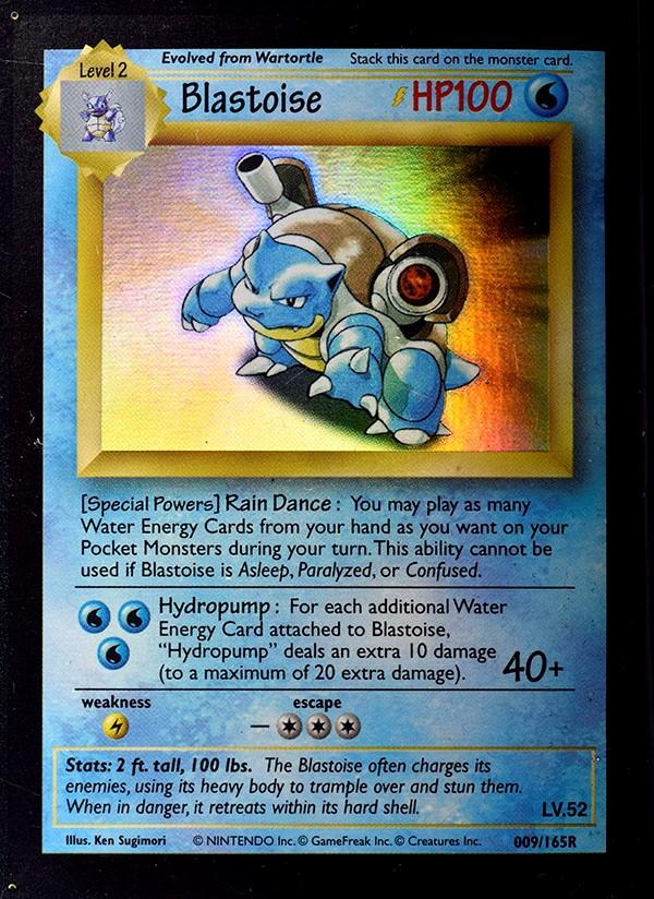 Blastoise Commissioned Presentation Card