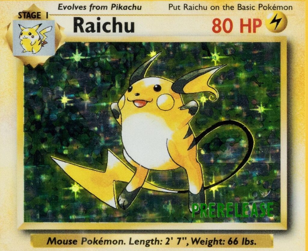 Pre-Release Raichu