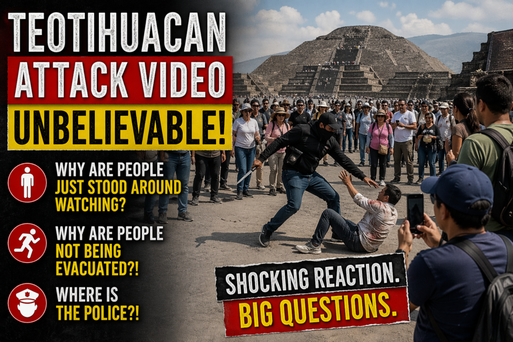Teotihuacan attack video public reaction