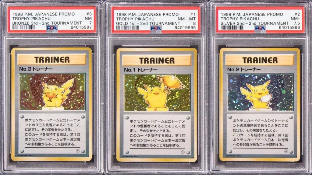 Trophy Pikachu Trainer Cards
