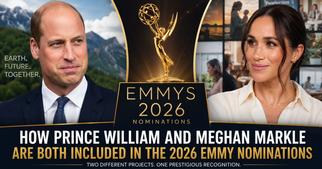 Prince William and Meghan Markle Are Both Included in the 2026 Emmy Nominations
