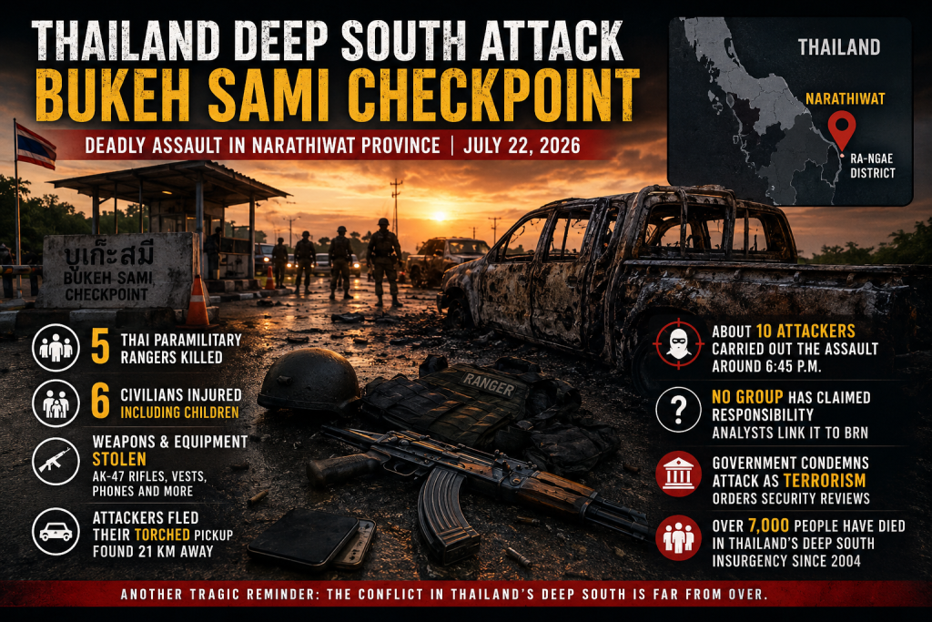 Thailand Bukeh Sami checkpoint attack