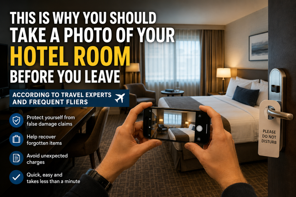 Why You Should Photograph Your Hotel Room Before Checkout