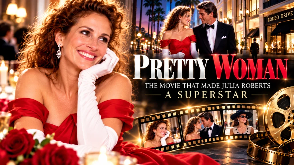 Pretty Woman Hollywood Glamour Collage.
