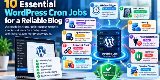 WordPress Cron Jobs Infographic