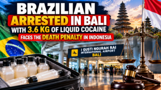 Brazilian Arrested in Bali Over Liquid Cocaine