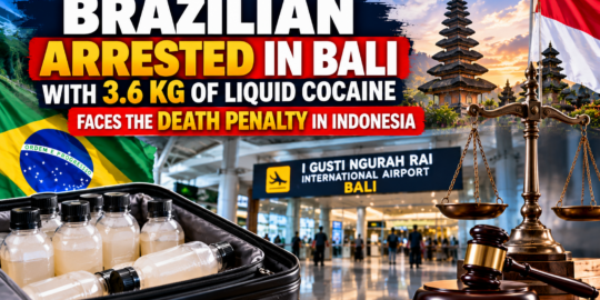 Brazilian Arrested in Bali Over Liquid Cocaine