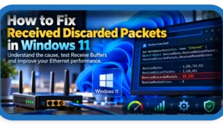 How to Fix Received Discarded Packets in Windows 11